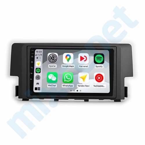 Honda Civic Android Navigasyon ve Multimedya Sistemi