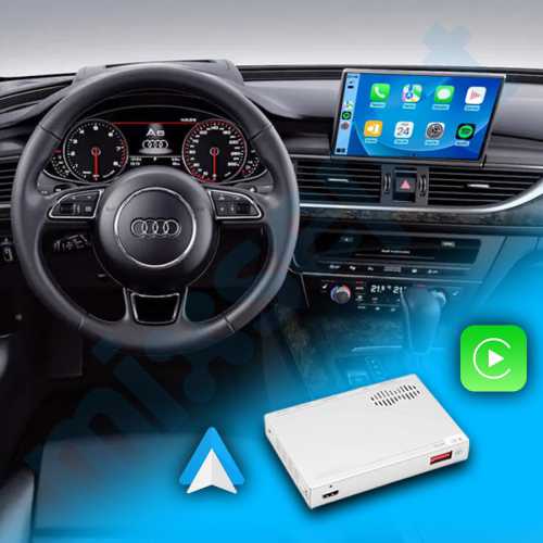 Audi A6 RMC Ana Ünite Carplay AndroidAuto ve Mirrorlink İnterface