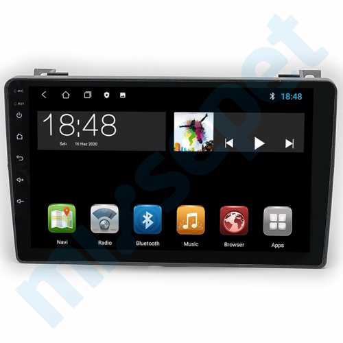 Saab 9-3 9 İnç Android Navigasyon Multimedya Sistemi