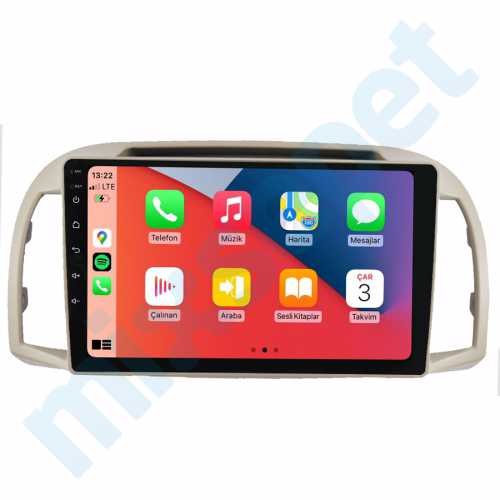 Nissan Micra 9 inç Carplay Androidauto Multimedya Sistemi