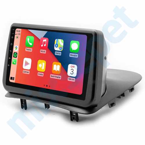 Renault Clio 3 9 inç Carplay Androidauto Multimedya Sistemi
