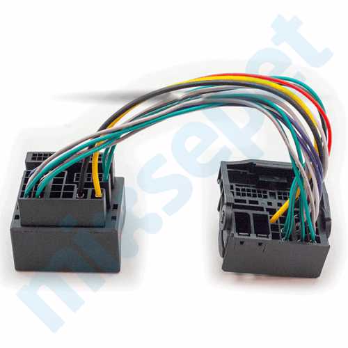 Volkswagen Skoda Araca Özel ISO Kablo Dönüştürme Soketi 12-047