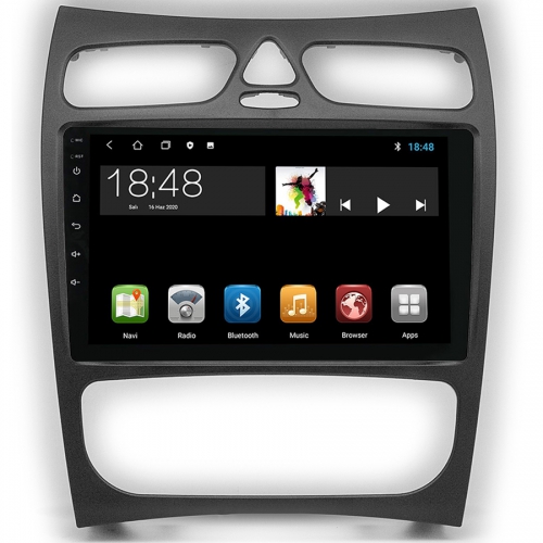 Mercedes CLK Serisi (W209) 9 İnç Android Navigasyon Multimedya Sistemi
