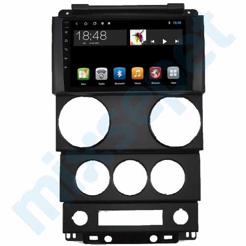 Jeep Wrangler Rubicon 9 İnç Android Navigasyon Multimedya Sistemi