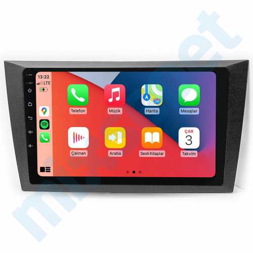 Volkswagen Golf 6 9 İnç Carplay Androidauto Multimedya Sistemi