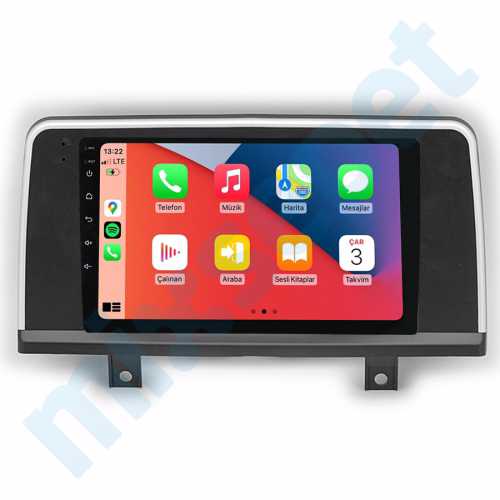 BMW 3 Serisi (F30) 9 İnç Carplay Androidauto Multimedya Sistemi