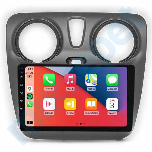 Dacia Lodgy Dokker 9 İnç Carplay Androidauto Multimedya Sistemi