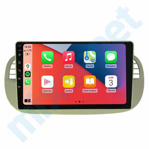 Fiat 500 9 İnç Carplay Androidauto Multimedya Sistemi