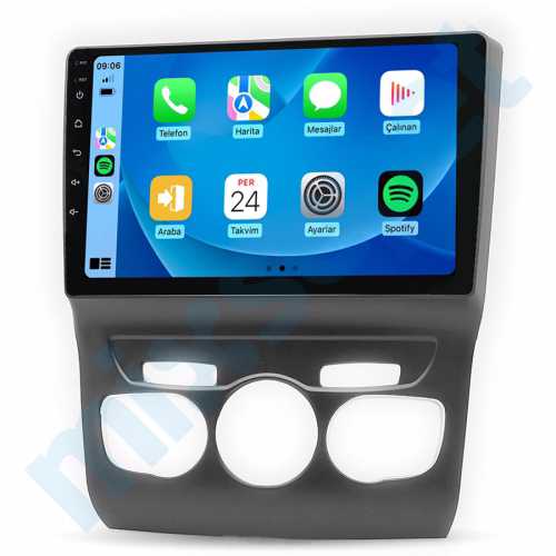 Citroen C4 10.1 inç Carplay Androidauto Android Multimedya Sistemi