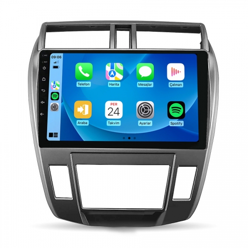 Honda City Digital Klima 10.1 inç Carplay Androidauto Android Multimedya Sistemi