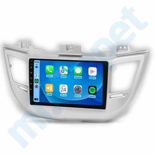 Hyundai Tucson 9 inç Carplay Androidauto Android Multimedya Sistemi