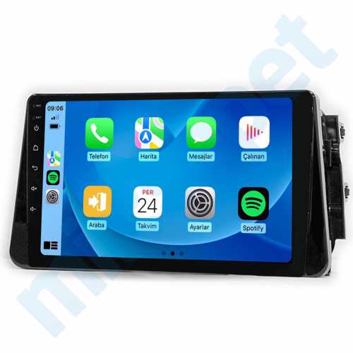 Nissan Micra 10.1 inç Carplay Androidauto Android Multimedya Sistemi