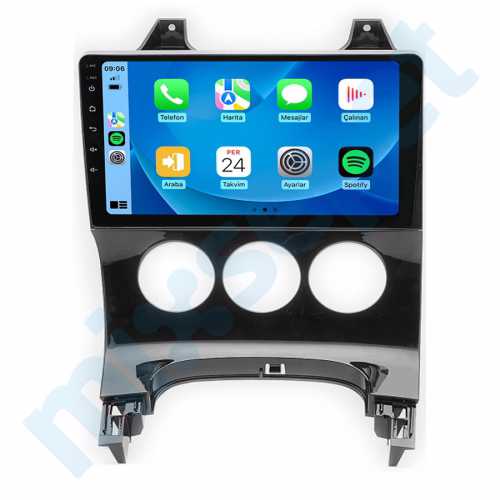 Peugeot 3008 9 inç Carplay Androidauto Android Multimedya Sistemi