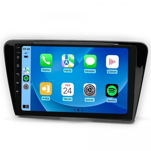 Skoda Octavia 10.1 inç Carplay Androidauto Android Multimedya Sistemi