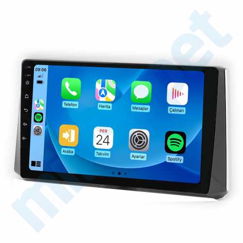 Toyota Corolla 10.1 inç Carplay Androidauto Android Multimedya Sistemi