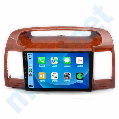 Toyota Camry 9 inç Carplay Androidauto Android Multimedya Sistemi
