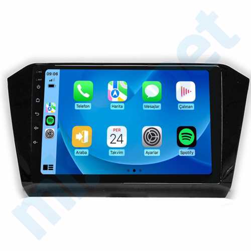 Volkswagen Passat B8 10.1 inç Carplay Androidauto Android Multimedya Sistemi