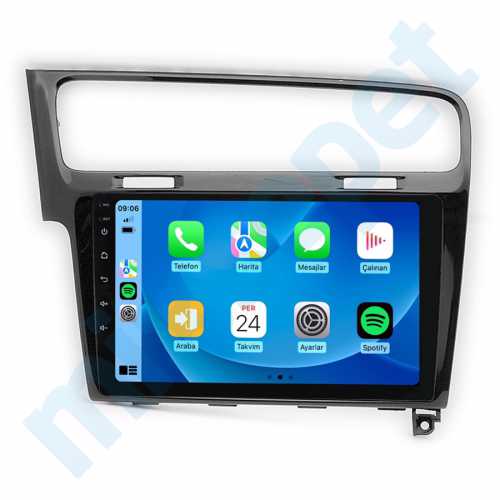 Volkswagen Golf 7 10.1 inç Carplay Androidauto Android Multimedya Sistemi
