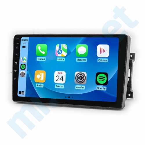 Chrysler 300C Jeep Grand Cherokee (WH) 10.1 inç Carplay Androidauto Android Multimedya Sistemi