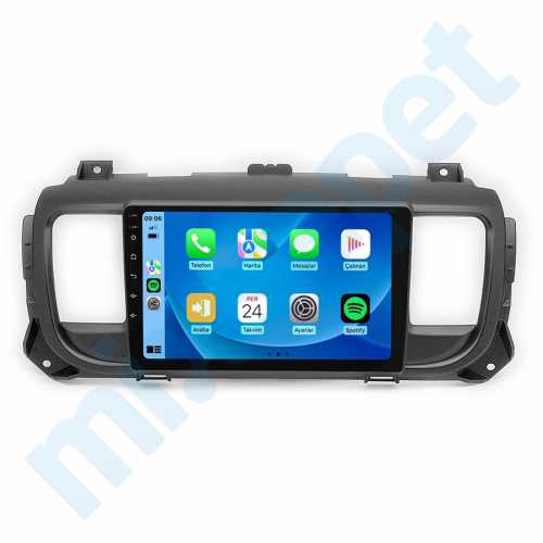 Citroen Jumpy Peugeot Expert 9 inç Carplay Androidauto Android Multimedya Sistemi