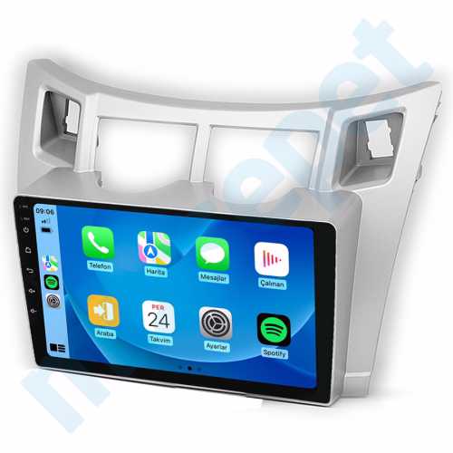 Toyota Yaris 9 inç Carplay Androidauto Android Multimedya Sistemi
