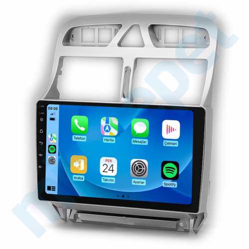 Peugeot 307 9 inç Carplay Androidauto Android Multimedya Sistemi
