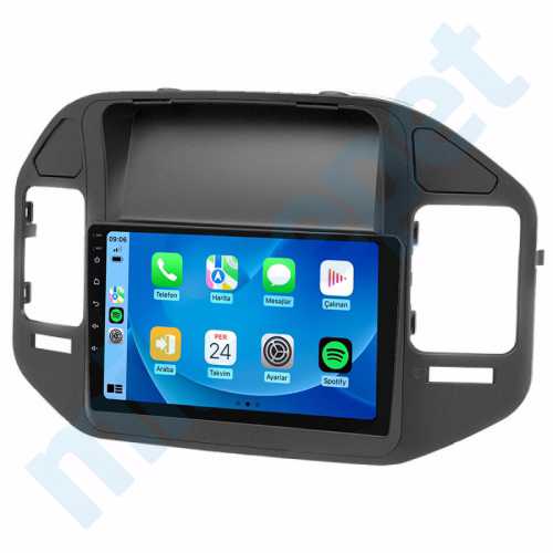 Mitsubishi Pajero 9 inç Carplay Androidauto Android Multimedya Sistemi