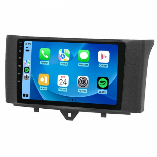 Smart ForTwo (451) 9 inç Carplay Androidauto Android Multimedya Sistemi