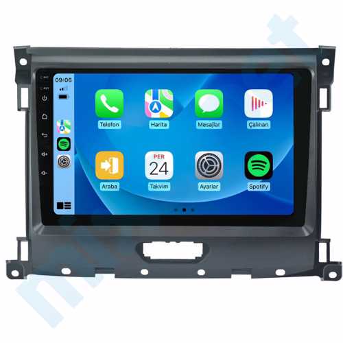 Ford Ranger 9 inç Carplay Androidauto Android Multimedya Sistemi