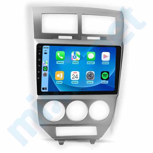 Dodge Caliber 10.1 inç Carplay Androidauto Android Multimedya Sistemi