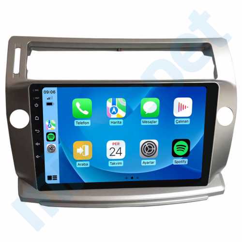 Citroen C4 9 inç Carplay Androidauto Android Multimedya Sistemi