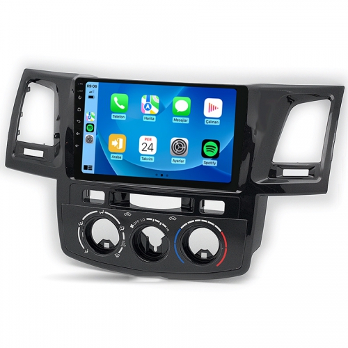 Toyota Hilux Fortuner Analog 9 inç Carplay Androidauto Android Multimedya Sistemi