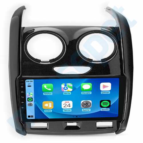Dacia Duster 9 inç Carplay Androidauto Android Multimedya Sistemi