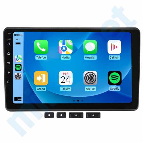 Renault Master 10.1 inç Carplay Androidauto Android Multimedya Sistemi