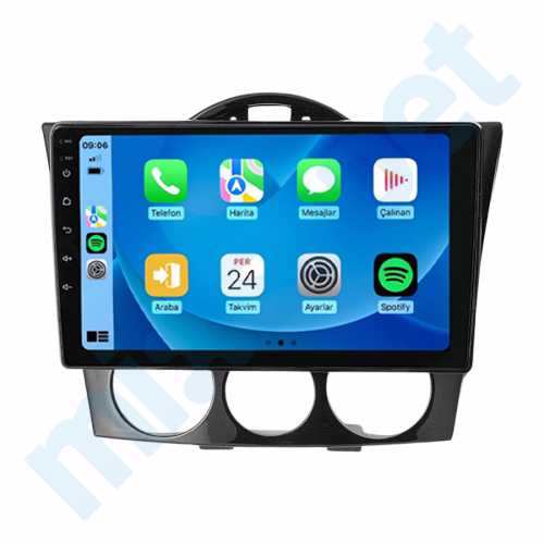 Mazda RX-8 9 inç Carplay Androidauto Android Multimedya Sistemi