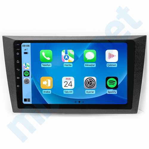Volkswagen Golf 6 9 inç Carplay Androidauto Android Multimedya Sistemi