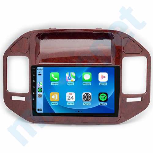 Mitsubishi Pajero 9 inç Carplay Androidauto Android Multimedya Sistemi