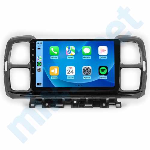 Citroën C5 AirCross 9 inç Carplay Androidauto Android Multimedya Sistemi