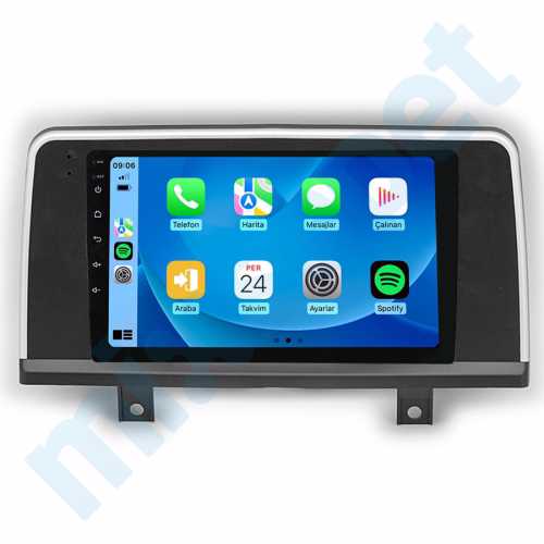 BMW 3 Serisi (F30) 9 inç Carplay Androidauto Android Multimedya Sistemi