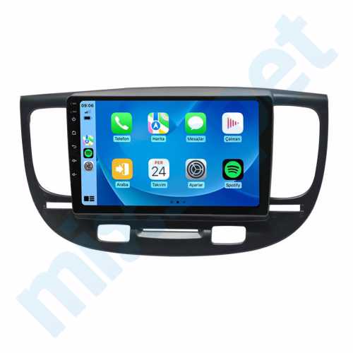 Kia Rio 9 inç Carplay Androidauto Android Multimedya Sistemi