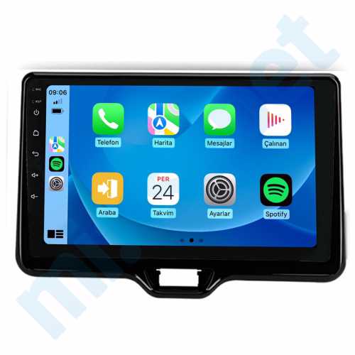 Toyota Yaris 10.1 inç Carplay Androidauto Android Multimedya Sistemi
