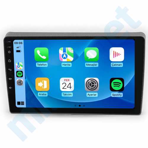 Volkswagen Polo 9 inç Carplay Androidauto Android Multimedya Sistemi
