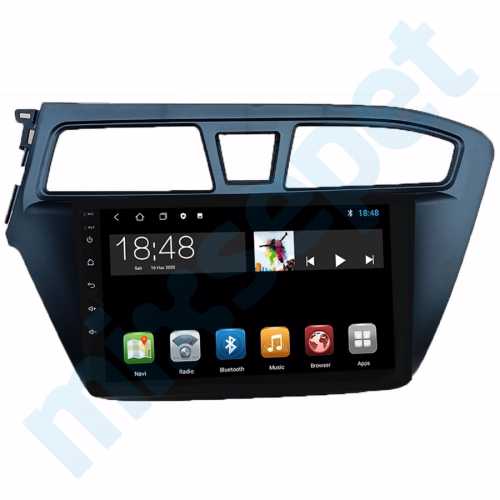 Hyundai i20 9 İnç Android Navigasyon ve Multimedya Sistemi