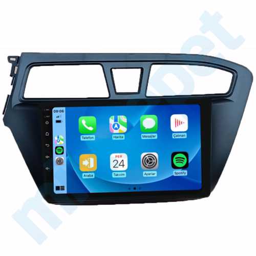 Hyundai i20 9 İnç Carplay Androidauto Android Multimedya Sistemi