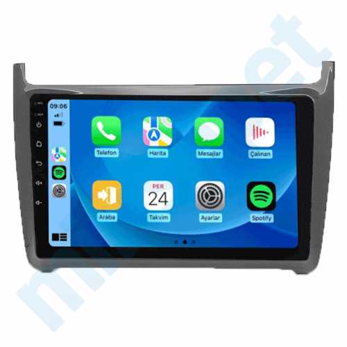 Volkswagen Polo 9 İnç Carplay Androidauto Multimedya Sistemi