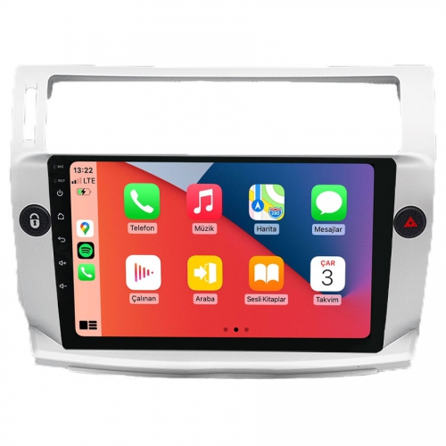Citroen C4 9 İnç Carplay Androidauto Android Multimedya Sistemi