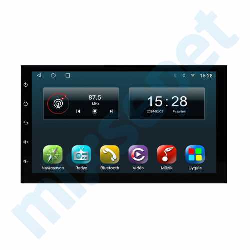 Mixtech 7 inç Carplay Androidauto Android Multimedya Sistemi Mx-7.2TS18