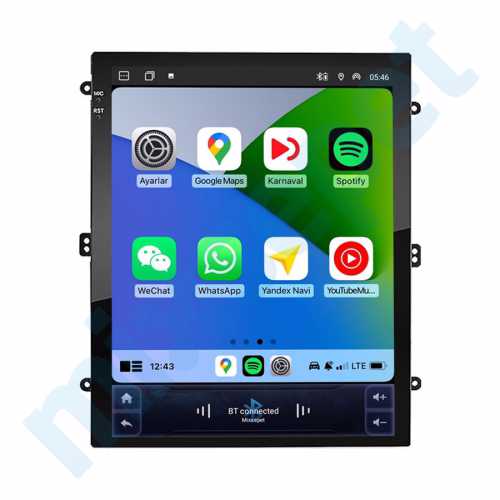 Mixtech 9.7 inç Tesla Carplay Androidauto Android Multimedya Sistemi MX-97.4cp