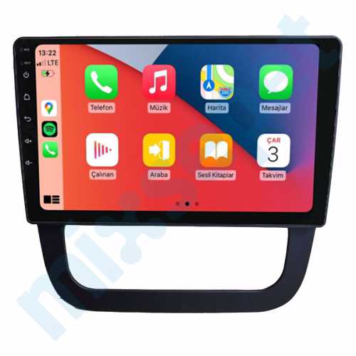 VolksWagen Jetta 10.1 İnç Carplay Androidauto Multimedya Sistemi 