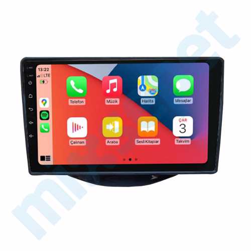 Citroen C1 9 İnç Carplay Androidauto Multimedya Sistemi 